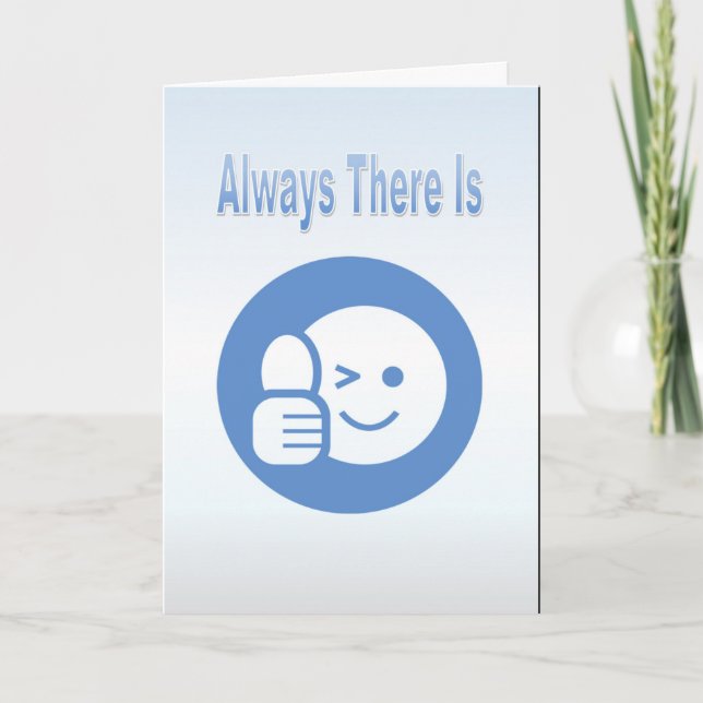 Es gibt immer karte (Vorderseite)