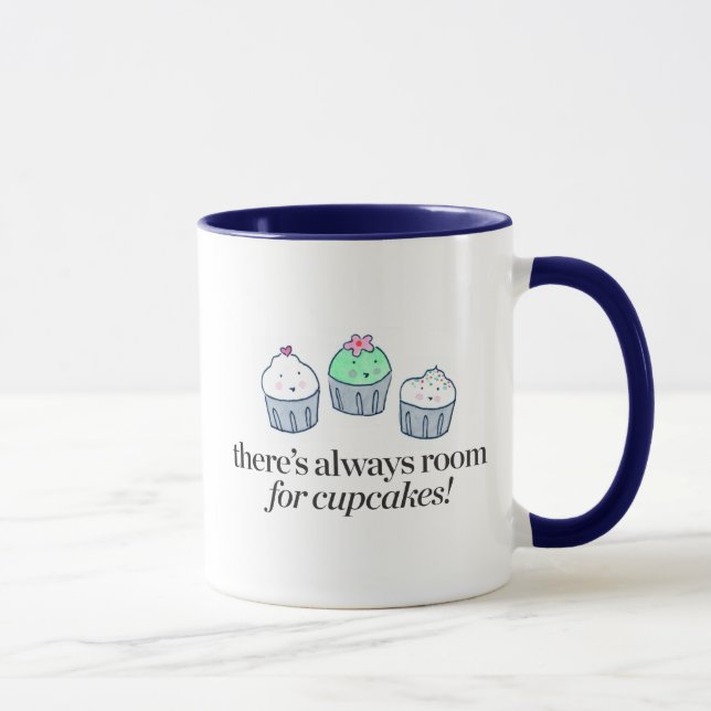 Es gibt immer Raum für kleine Kuchen Tasse (Rechts)