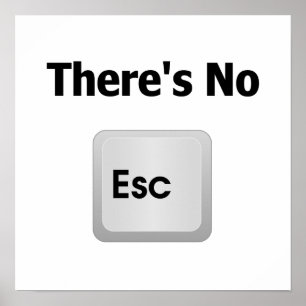 Es gibt kein Entweichen Poster