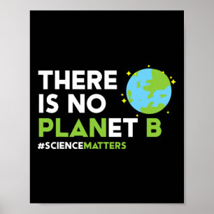 Es gibt kein Planet B T Shirt Earth Day Awareness Poster