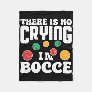 Es gibt kein Weinen beim Boccia-Italienischen-Rase Fleecedecke