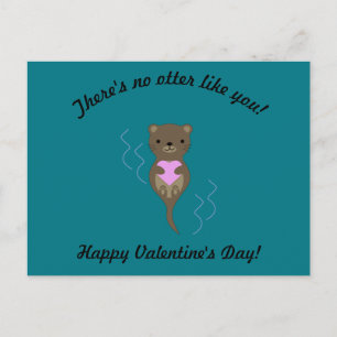 Es gibt keine andere Wahl wie du Valentin Postkarte