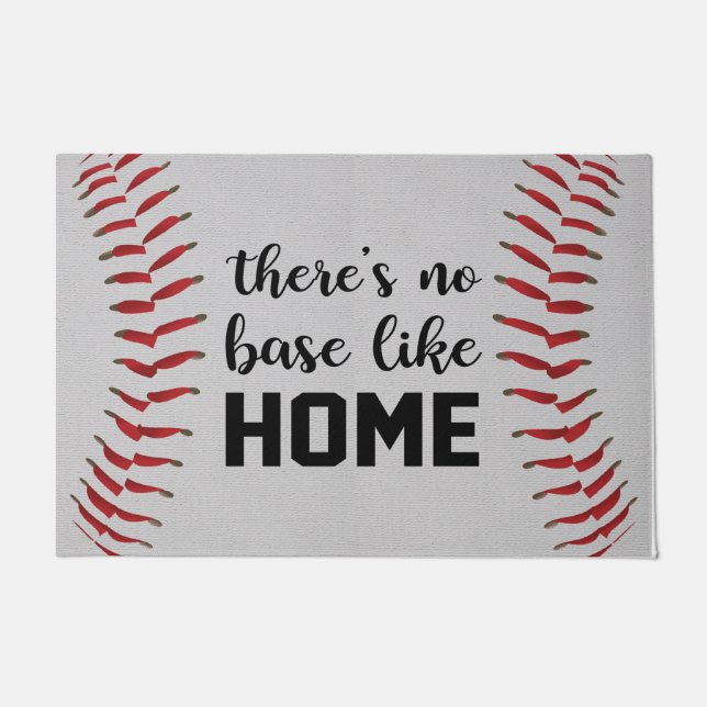 Es gibt keine Basis wie Zuhause Doormat, Baseball Fußmatte (Vorderseite)