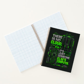 Es gibt keine Cloud Lustiges Programmierer Notizbu Notizbuch