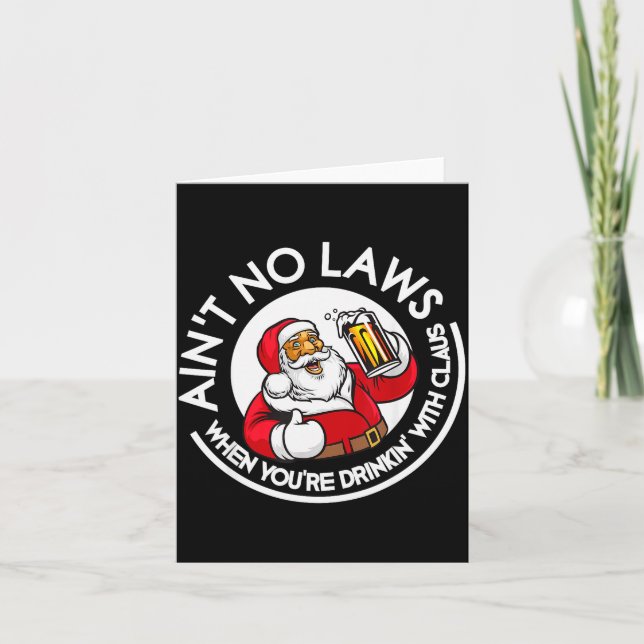 Es gibt keine Gesetze, wenn man mit Claus Chris tr Karte (Vorderseite)