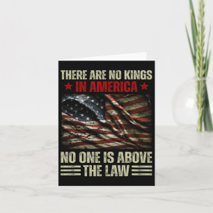 Es gibt keine Könige in Amerika, niemand ist über  Karte