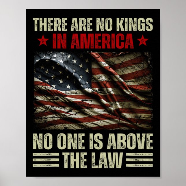 Es gibt keine Könige in Amerika, niemand ist über  Poster (Vorne)