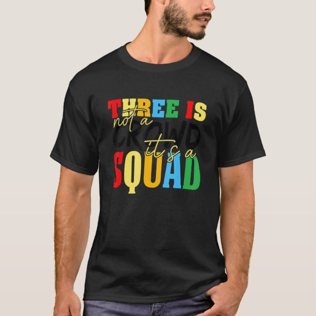 Es gibt keine Menschenmenge, es ist ein Platz 3 de T-Shirt (Vorderseite)