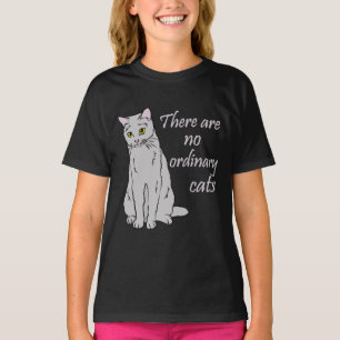Es gibt keine normalen Katzen - Graue Katze T-Shirt
