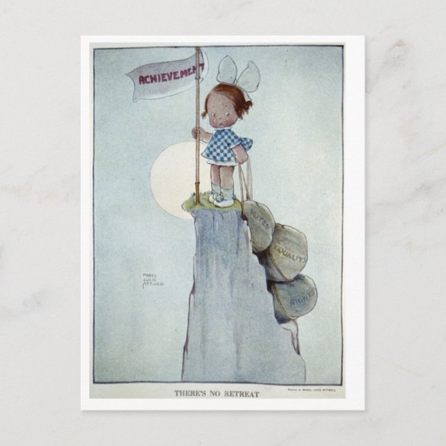 Es gibt keine rückwirkende Postkarte (Vorderseite)