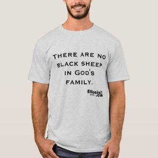 Es gibt keine schwarzen Schafe in der Familie des T-Shirt