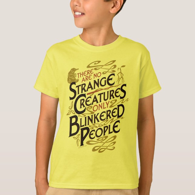 Es gibt keine seltsamen Kreaturen T-Shirt (Vorderseite)