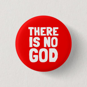 Es gibt keinen Gott-Atheisten Button