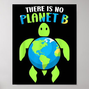 Es gibt keinen Klimaschutz von Planet B Poster