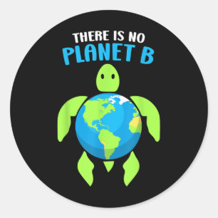 Es gibt keinen Klimaschutz von Planet B Runder Aufkleber