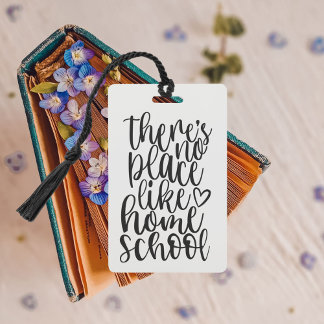 Es gibt keinen Ort wie das Homeschool-Lesezeichen Ausweis