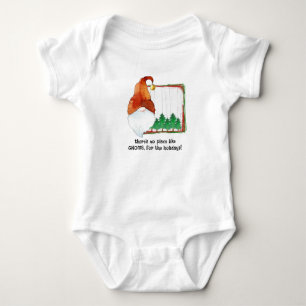 Es gibt keinen Ort wie GNOME, für die Ferien. Baby Strampler