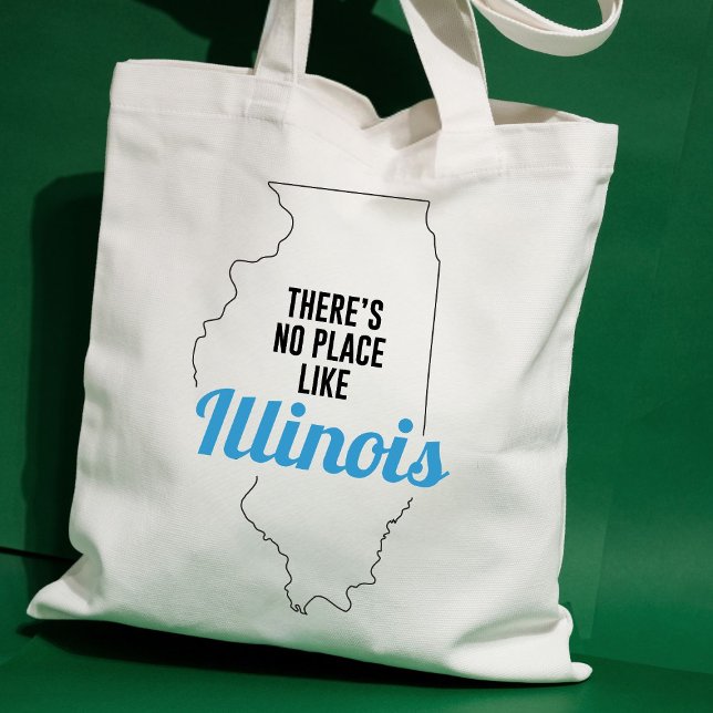 Es gibt keinen Ort wie Illinois, Tote Bag, Mama Ge Tragetasche (Von Creator hochgeladen)