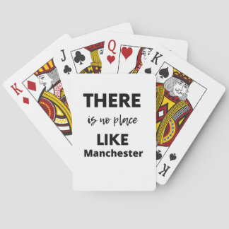 Es gibt keinen Ort wie Manchester Spielkarten