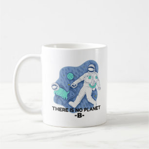 Es gibt keinen Planet B - Earth Day (Sketchy Textu Kaffeetasse