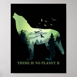 Es gibt keinen Planeten B Earth Day Design Naturre Poster