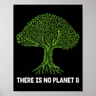 Es gibt keinen Planeten B Earth Day Umweltbewussts Poster