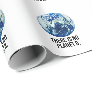 Es gibt keinen Planeten B Geschenkpapier