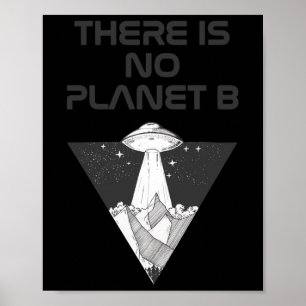 Es gibt keinen Planeten-B-Klima- und Umweltproduze Poster