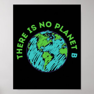 Es gibt keinen Planeten-B-Muttertag Männer Frauen Poster