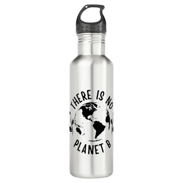 Es gibt keinen Planeten-B-Planeten-Planeten Edelstahlflasche (Vorderseite)