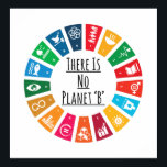 "Es gibt keinen Planeten B" Poster<br><div class="desc">"There Is no Planet B" - Best Nachhaltig Gifts Global Goals Champion Nachhaltig Development Goals Poster</div>
