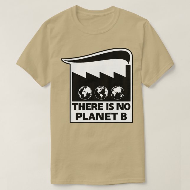 Es gibt keinen Planeten B T-Shirt (Design vorne)