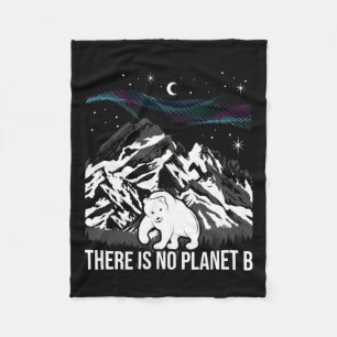 Es gibt keinen Planeten B - Umweltschutz Fleecedecke