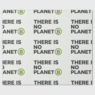 Es gibt keinen Planeten B Umweltschützer Geschenkpapier