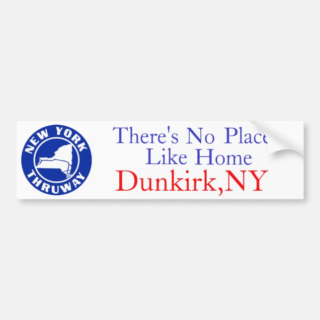 Es gibt keinen Platz wie Zuhause, Autoaufkleber (Vorne)
