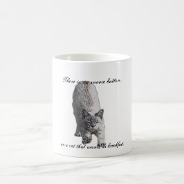 Es gibt keinen Snoozeknopf…, auf einer Katze t… Kaffeetasse