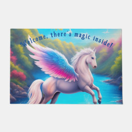 Es gibt Magic Inside - Pegasus Welcome Mat Fußmatte