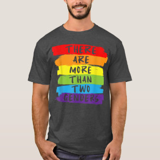 Es gibt mehr als zwei Geschlechter LGBTQ T-Shirt