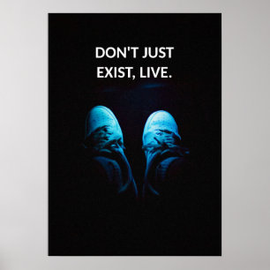 Es gibt nicht nur motivierend Zitate Poster