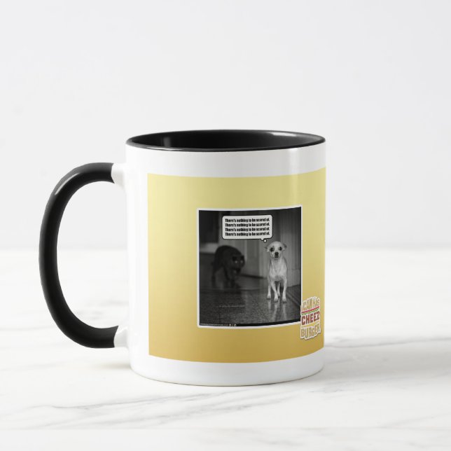 Es gibt nichts, von erschrocken zu werden tasse (Links)