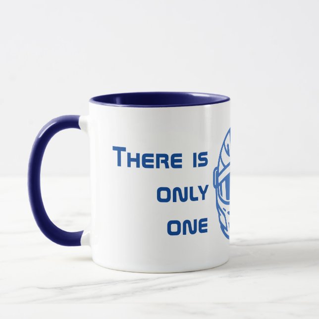 Es gibt nur eine Formel-I-Frage Tasse (Links)