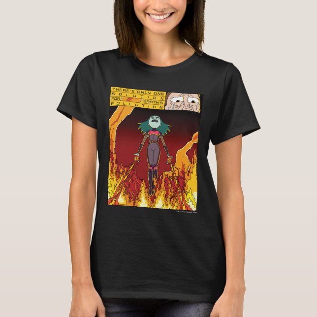 Es gibt nur eine Lösung für die Verschmutzung der  T-Shirt (Vorderseite)