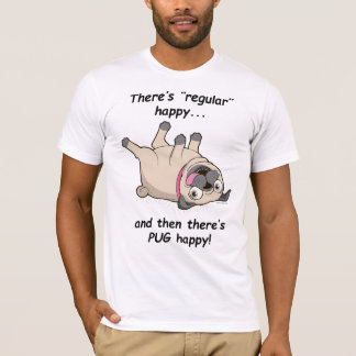 Es gibt regelmäßiges glückliches und dann gibt es T-Shirt