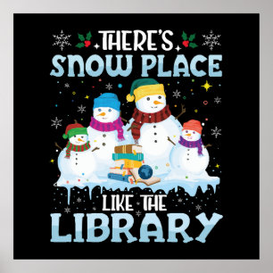 Es gibt Schneeplätze wie die Weihnachtsbühne Poster