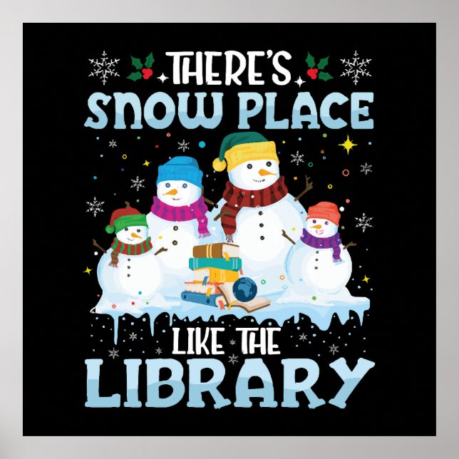 Es gibt Schneeplätze wie die Weihnachtsbühne Poster (Vorne)