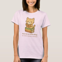 Es gibt so etwas wie zu viele Bücher nicht Katze