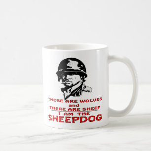 Es gibt Wölfe da sind Schafe, ich bin der Schafhu Kaffeetasse