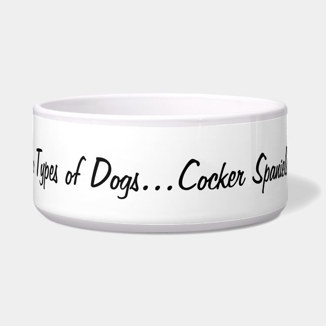 Es gibt zwei Arten Hunde… Napf (Vorderseite)