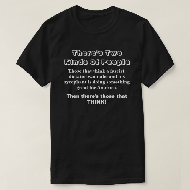 Es gibt zwei Arten von Menschen... T-Shirt (Design vorne)