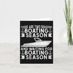 Es gibt zwei Seasons Boot Captain Yacht Karte